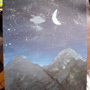 Painting called "the visitor"